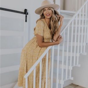 Roolee Mustard Yellow Sundress